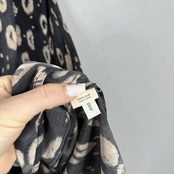 L'Agence Womens Dress 8 Gray Silk Wrap Slip Drape Cocktail Y2K 90s Dark Feminine - Picture 11 of 12